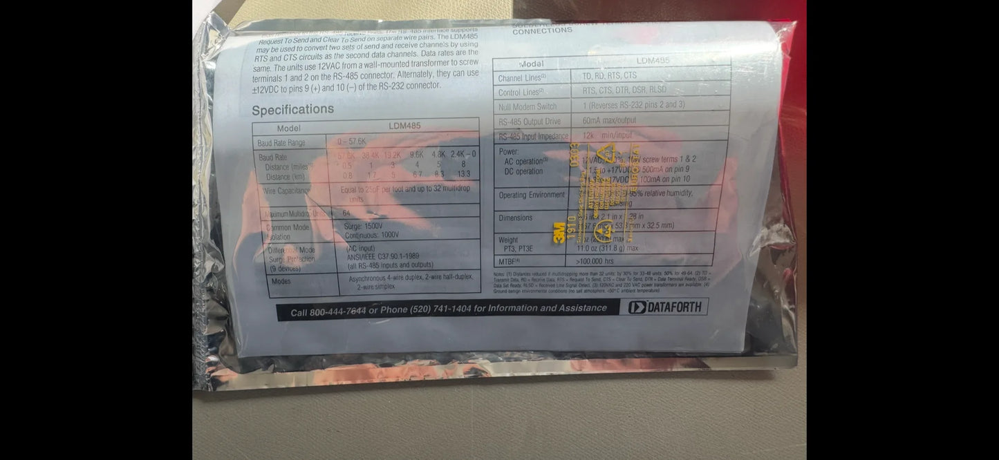 DATAFORTH LDM485