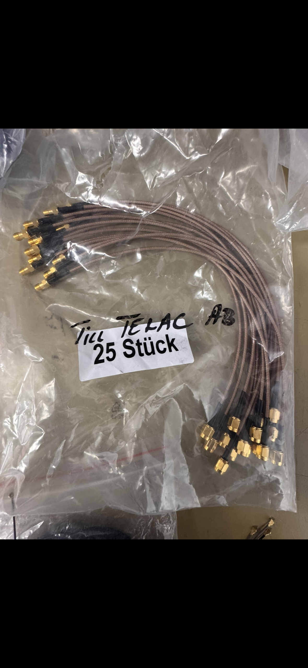 U.FL (IPEX) to SMA Male RF Pigtail Cable RG178