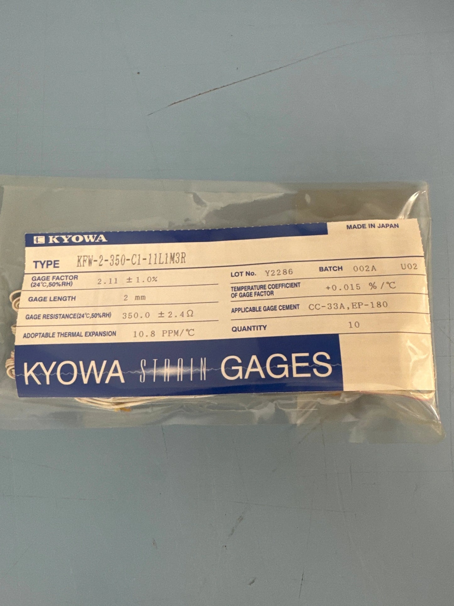 Kyowa KFW-2-350-C1-11L1M3R - Industrial equipment