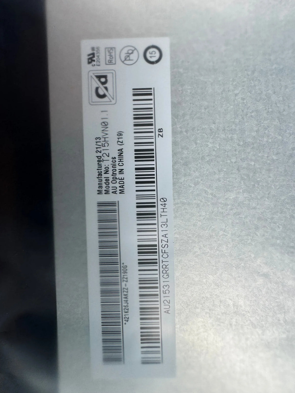 AUO 21.5 Panel T215HVN01.1 – bild 3 av 5