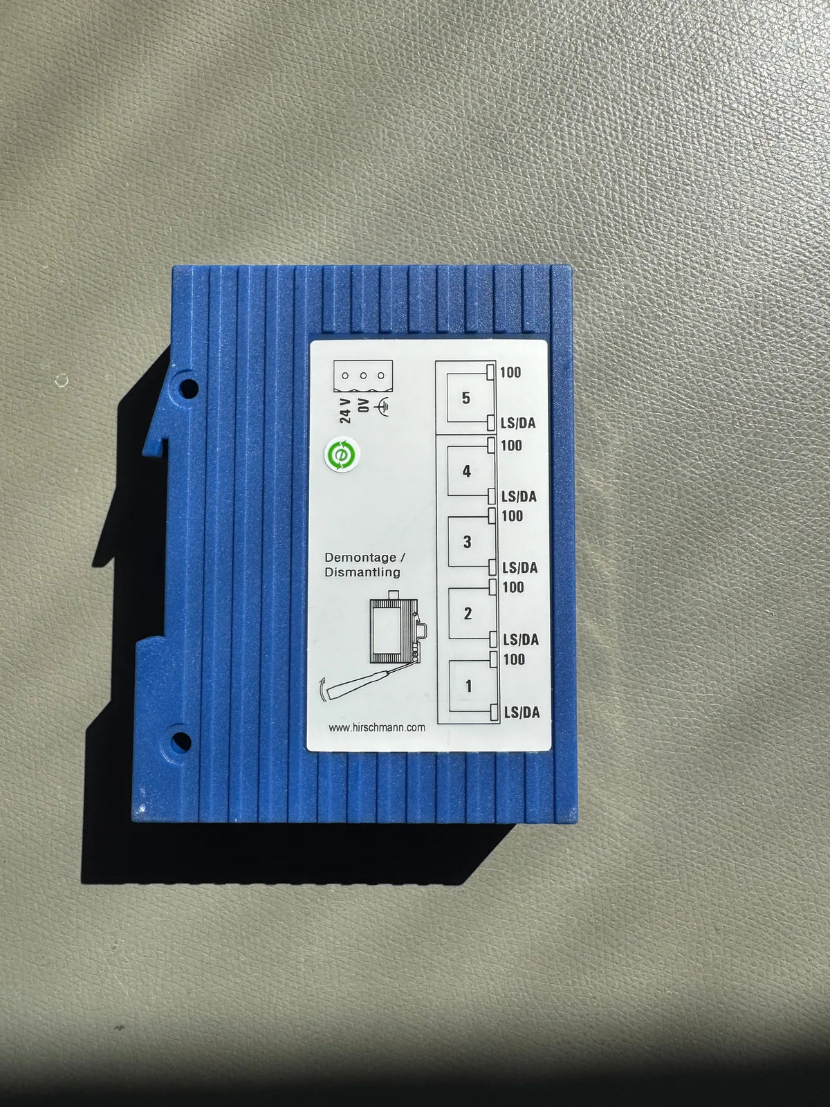Hirschmann SPIDER 5TX Rail Switch – bild 2 av 5