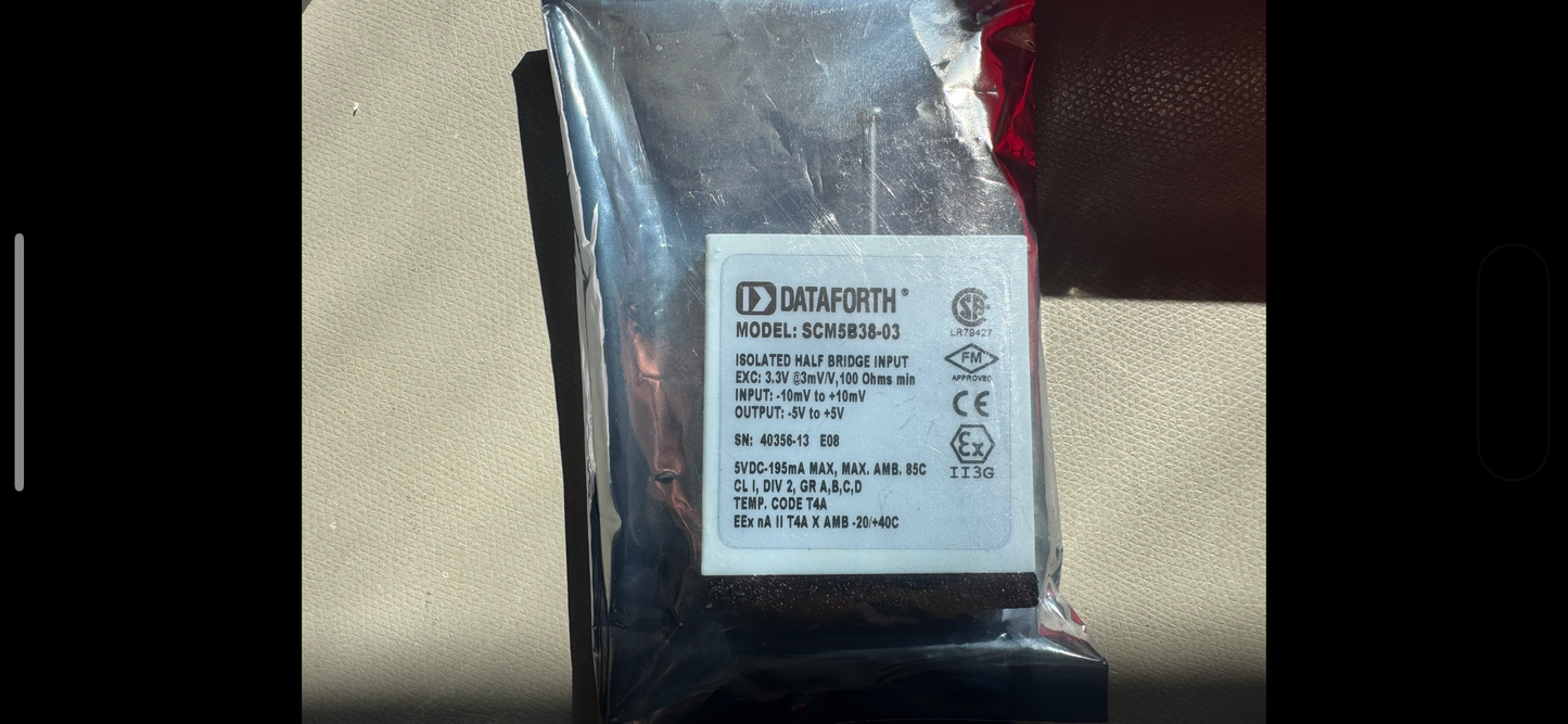 DATAFORTH: SCM5B38-03