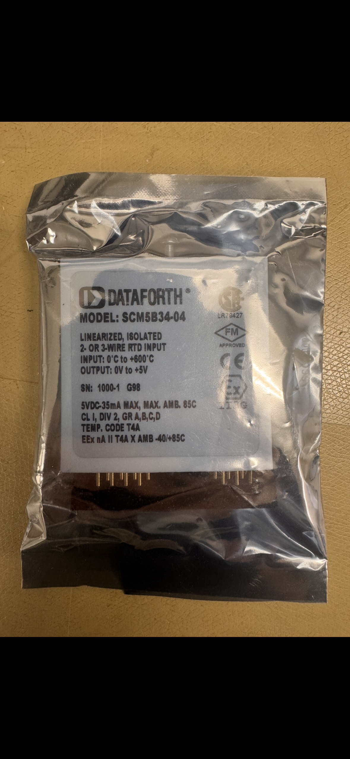 DATAFORTH. SCM5B34-04 (DEMO)