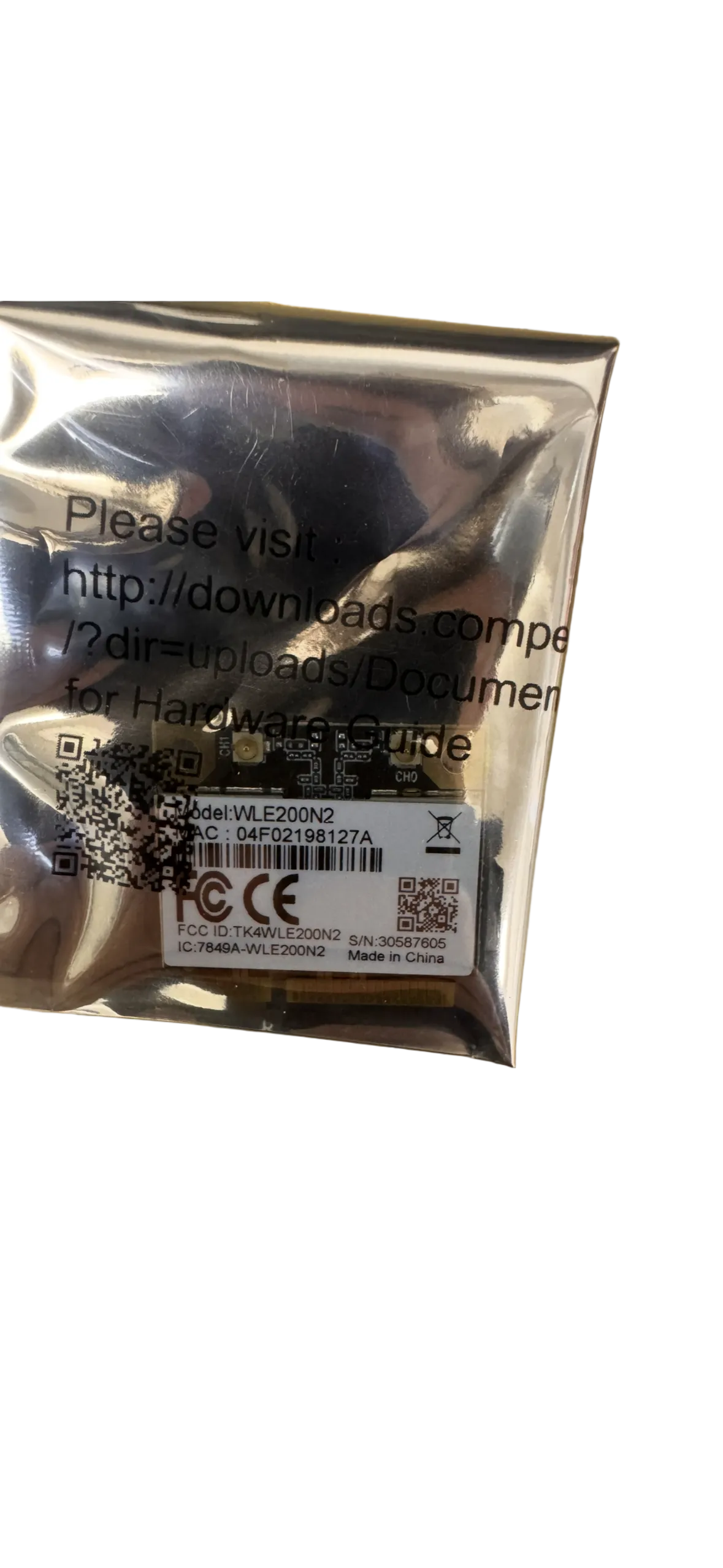 WLE200N2 Mini PCI Express Wireless WIFI Card 2.4GHz 300Mbps (5-pack)