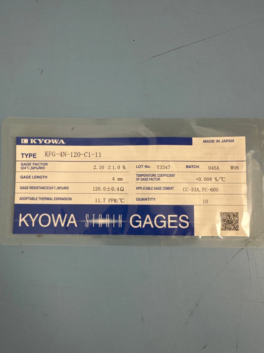 Kyowa strain gauge Kyowa KFG-4N-120-C1-11 for industrial force measurement